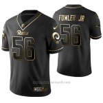 Camiseta NFL Limited Hombre St Louis Rams Dante Fowler Jr Golden Edition Negro