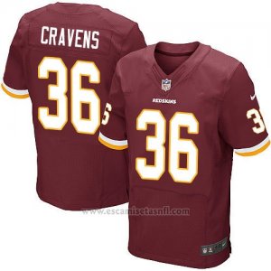 Camiseta Washington Redskins Cravens Rojo Nike Elite NFL Hombre
