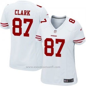 Camiseta San Francisco 49ers Clark Blaco Nike Game NFL Mujer