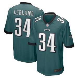 Camiseta NFL Game Philadelphia Eagles Crevon Leblanc Verde