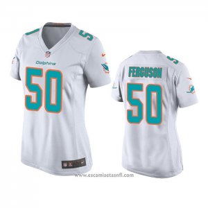 Camiseta NFL Game Mujer Miami Dolphins Blake Ferguson Blanco