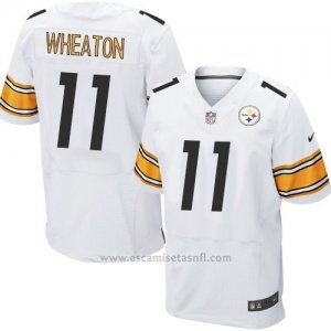 Camiseta Pittsburgh Steelers Wheaton Blanco Nike Elite NFL Hombre