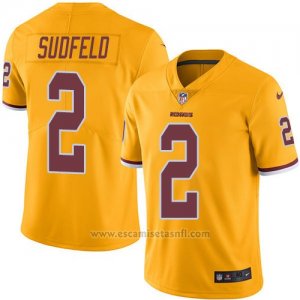 Camiseta Washington Redskins Sudfeld Amarillo Nike Legend NFL Hombre