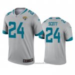 Camiseta NFL Legend Jacksonville Jaguars Josiah Scott Inverted Gris