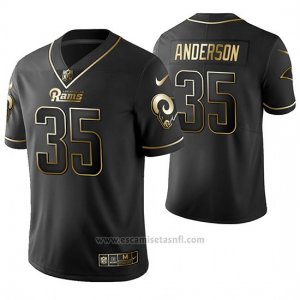 Camiseta NFL Limited Hombre St Louis Rams C.j. Anderson Golden Edition Negro