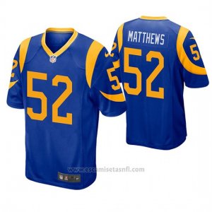 Camiseta NFL Game Hombre St Louis Rams Clay Matthews Azul