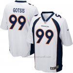 Camiseta Denver Broncos Gotsis Blanco Nike Game NFL Hombre