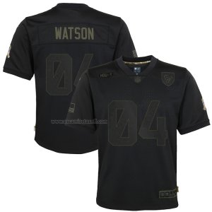 Camiseta NFL Limited Nino Houston Texans Deshaun Watson 2020 Salute To Service Negro