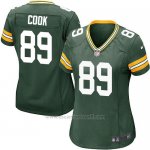 Camiseta Green Bay Packers Cook Verde Militar Nike Game NFL Mujer