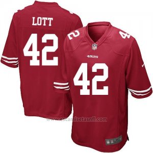 Camiseta San Francisco 49ers Lott Rojo Nike Game NFL Nino