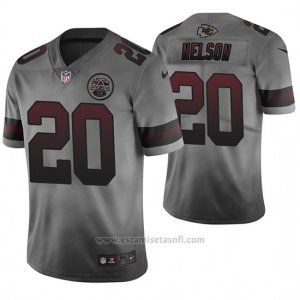 Camiseta NFL Kansas City Chiefs Steven Nelson Ciudad Gris