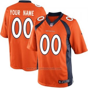Camisetas NFL Nino Denver Broncos Personalizada Naranja
