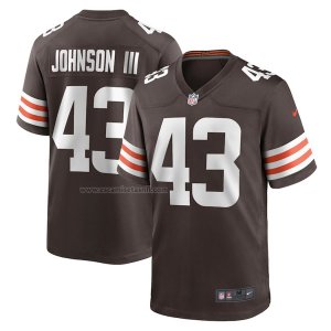Camiseta NFL Game Cleveland Browns John Johnson Iii Marron