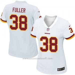 Camiseta Washington Redskins Fuller Blanco Nike Game NFL Mujer