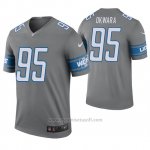 Camiseta NFL Legend Hombre Detroit Lions Romeo Okwara's Gris Color Rush