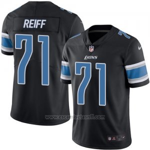 Camiseta Detroit Lions Reiff Negro Nike Legend NFL Hombre