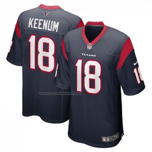 Camiseta NFL Game Houston Texans Case Keenum Azul