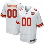 Camisetas NFL Limited Nino Kansas City Chiefs Personalizada Blanco