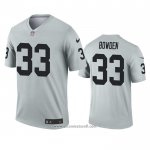 Camiseta NFL Legend Las Vegas Raiders Lynn Bowden Inverted Gris