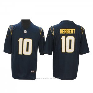 Camiseta NFL Game Los Angeles Chargers 10 Justin Herbert Azul