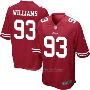 Camiseta San Francisco 49ers Williams Rojo Nike Game NFL Hombre