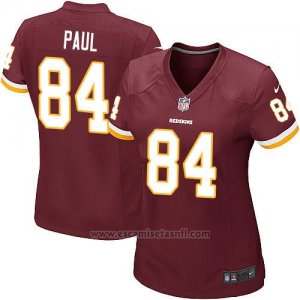 Camiseta Washington Redskins Paul Rojo Nike Game NFL Marron Mujer