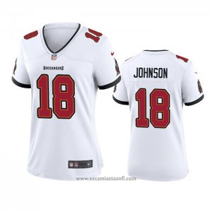 Camiseta NFL Game Mujer Tampa Bay Buccaneers Tyler Johnson Blanco