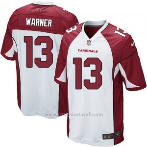 Camiseta Arizona Cardinals Warner Blanco Rojo Nike Game NFL Hombre