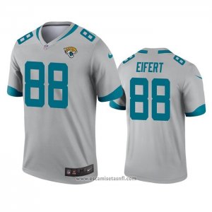 Camiseta NFL Legend Jacksonville Jaguars Tyler Eifert Inverted Gris