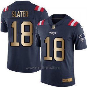 Camiseta New England Patriots Slater Profundo Azul Nike Gold Legend NFL Hombre