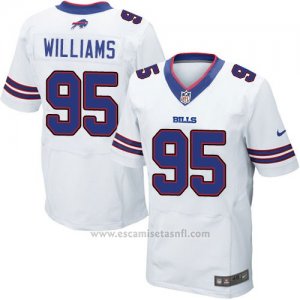 Camiseta Buffalo Bills Williams Blanco Nike Elite NFL Hombre2