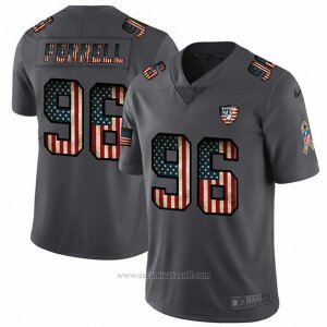 Camiseta NFL Limited Las Vegas Raiders Ferrell Retro Flag Negro