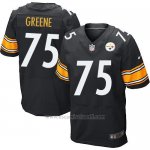 Camiseta Pittsburgh Steelers Greene Negro Nike Elite NFL Hombre