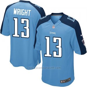 Camiseta Tennessee Titans Wright Azul Nike Game NFL Nino