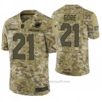 Camiseta NFL Limited Hombre Camo Frank Gore 2018 Salute To Service Jersey