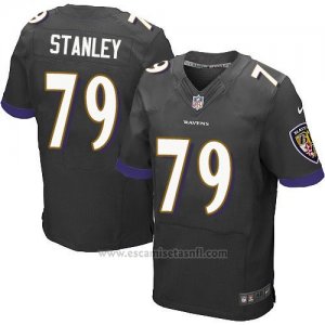 Camiseta Baltimore Ravens Stanley Negro Nike Elite NFL Hombre