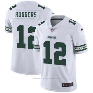 Camiseta NFL Limited Green Bay Packers Rodgers Team Logo Fashion Blanco