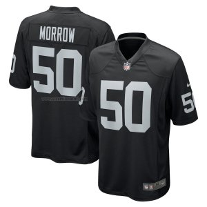 Camiseta NFL Game Las Vegas Raiders Nicholas Morrow Negro