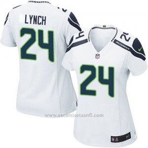 Camiseta Seattle Seahawks Laych Blanco Nike Game NFL Mujer