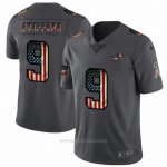 Camiseta NFL Limited Detroit Lions Stafford Retro Flag Negro