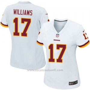 Camiseta Washington Redskins Williams Blanco Nike Game NFL Mujer