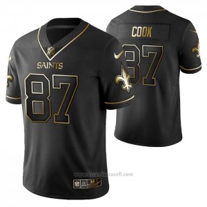 Camiseta NFL Limited New Orleans Saints Jared Cook Golden Edition Negro