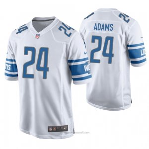 Camiseta NFL Game Hombre Detroit Lions Andrew Adams 24 Blanco
