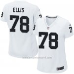 Camiseta Oakland Raiders Ellis Blanco Nike Game NFL Mujer