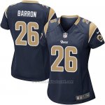 Camiseta Los Angeles Rams Barron Negro Nike Game NFL Mujer