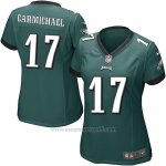 Camiseta Philadelphia Eagles Carmichael Verde Nike Game NFL Mujer