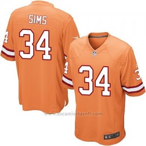 Camiseta Tampa Bay Buccaneers Sims Naranja Nike Game NFL Nino