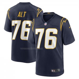 Camiseta NFL Game Los Angeles Chargers Joe Alt 2024 NFL Draft First Round Pick Azul
