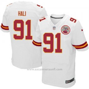 Camiseta Kansas City Chiefs Hali Blanco Nike Elite NFL Hombre