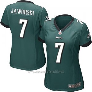 Camiseta Philadelphia Eagles Jaworski Verde Nike Game NFL Mujer